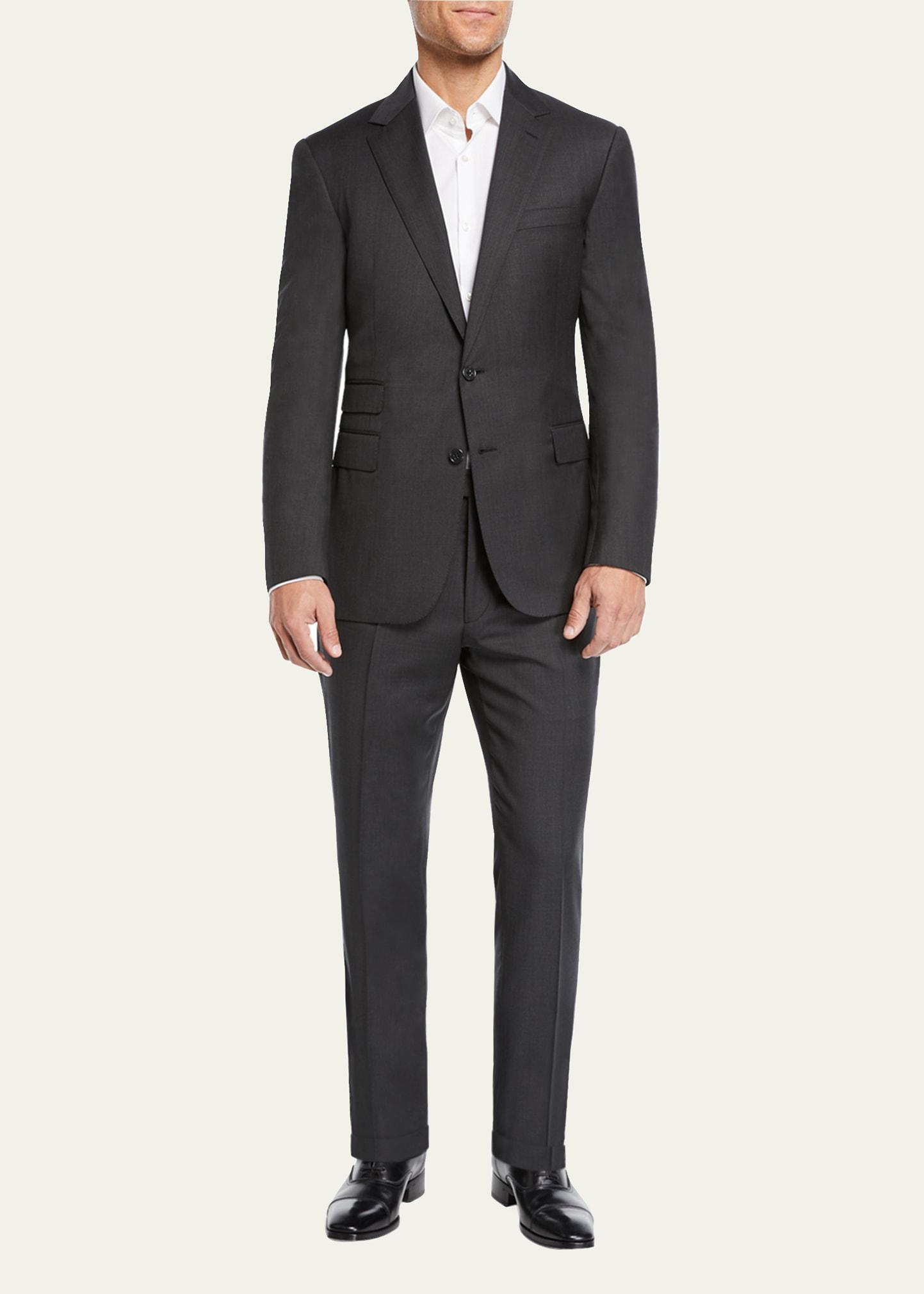 Mens Gregory Wool Serge Suit Product Image