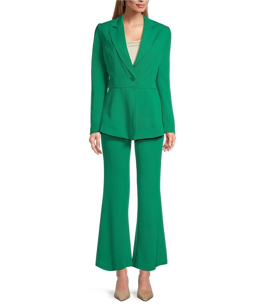 John Meyer 2-Piece Peplum Jacket and Flared Pant Set Product Image