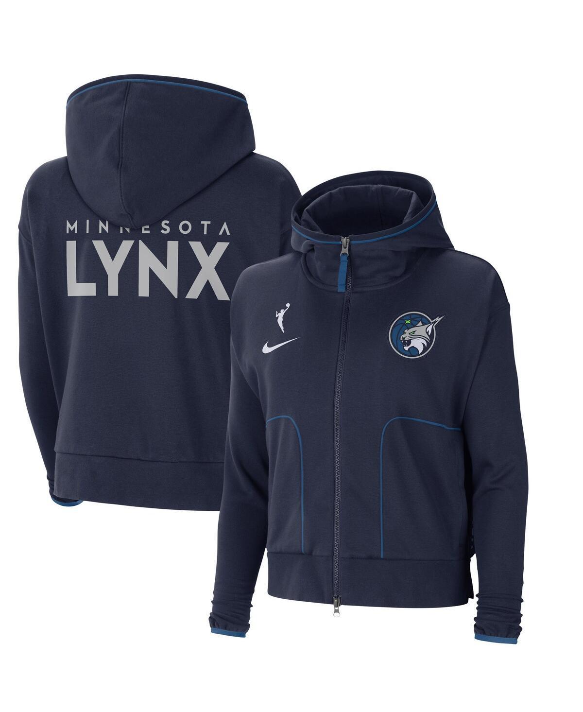 Womens Nike Navy Minnesota Lynx Full-Zip Knit Jacket Product Image