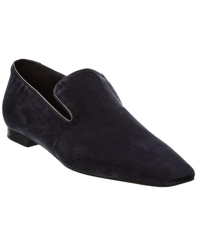 The Venetian Suede Slippers In Grey Product Image