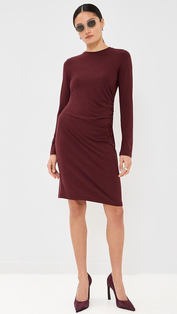 Vince Draped Crew Neck Dress | Shopbop Product Image