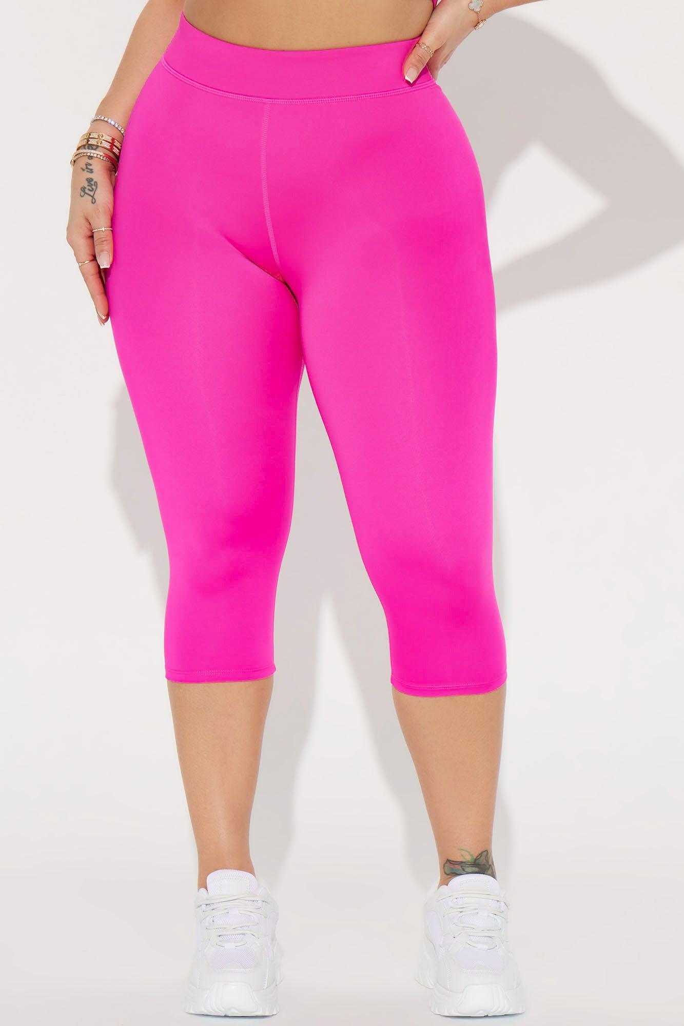 Power Punch Elevate Active Capri - Neon Pink Product Image