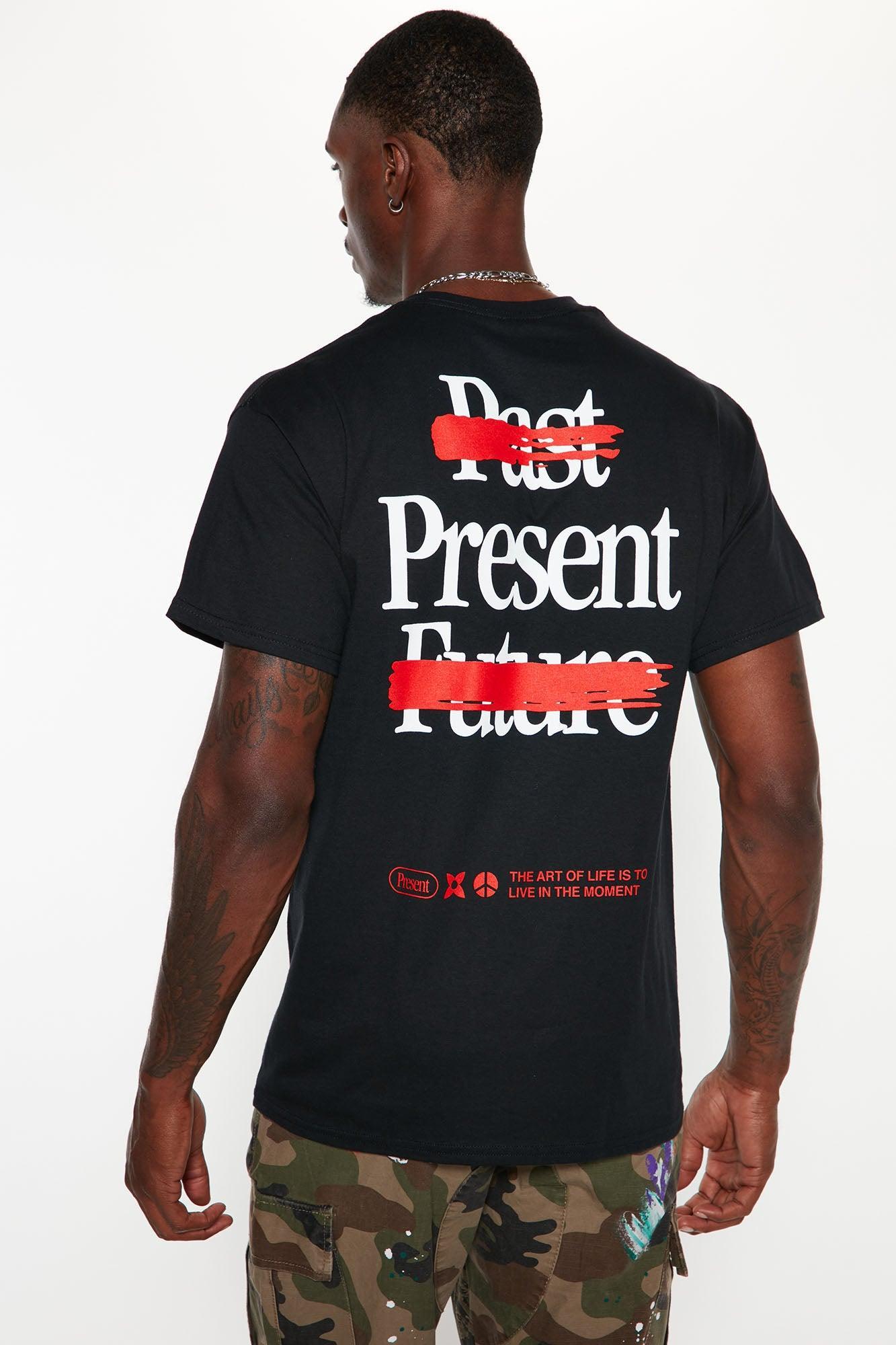 Be Present Short Sleeve Tee - Black Product Image