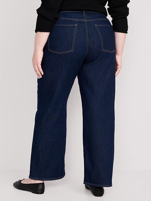 High-Waisted Wow Wide-Leg Jeans Product Image