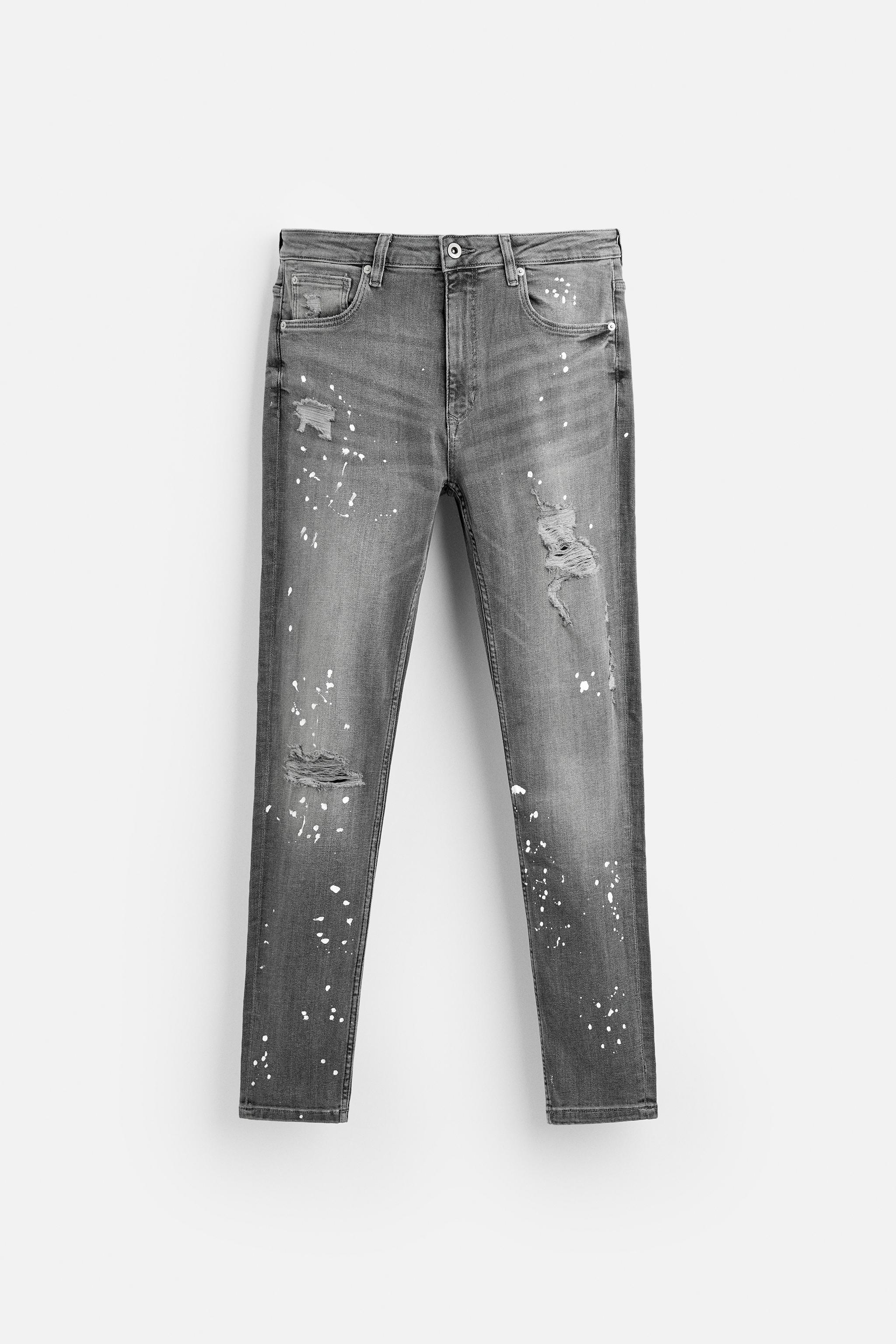 RIPPED SKINNY JEANS Product Image