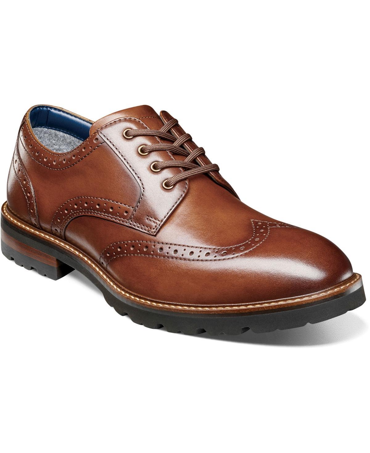 Nunn Bush Calderone Cap Toe Oxford Men's Lace Up Wing Tip Shoes Product Image