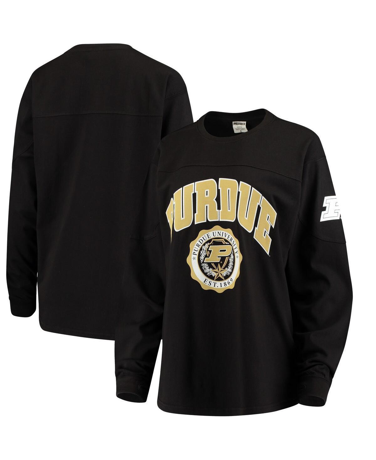 Womens Black Purdue Boilermakers Edith Long Sleeve T-shirt Product Image