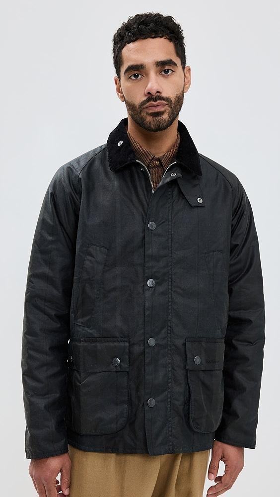 Barbour Bedale Modern Check Wax Jacket | Shopbop Product Image