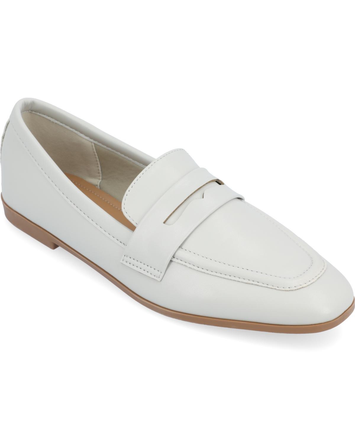 Journee Collection Tru Comfort Foam Myeesha Womens Loafers Ivory Product Image