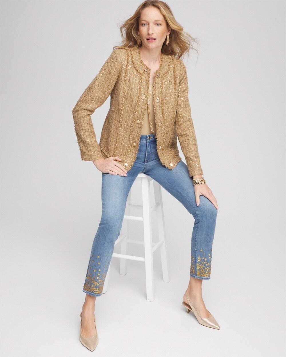 Gold Tweed Jacket Product Image