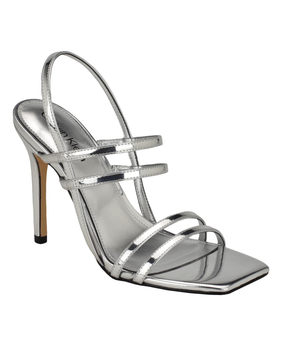 Calvin Klein Womens Teoni Strappy Stiletto Dress Sandals Product Image