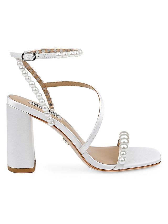 Womens Jordyn 85MM Satin Embelllished Sandals Product Image