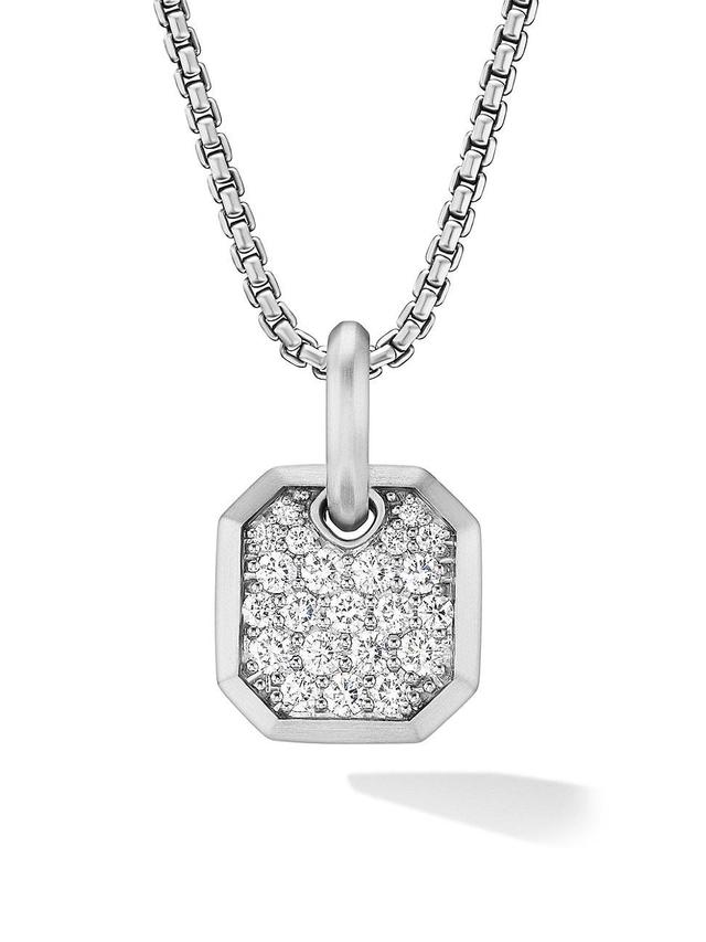 Mens Roman Amulet in 18K White Gold Product Image