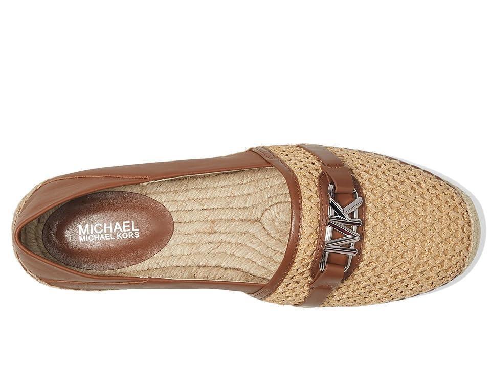 MICHAEL Michael Kors Ember Slip On (Natural/Luggage) Women's Flat Shoes Product Image