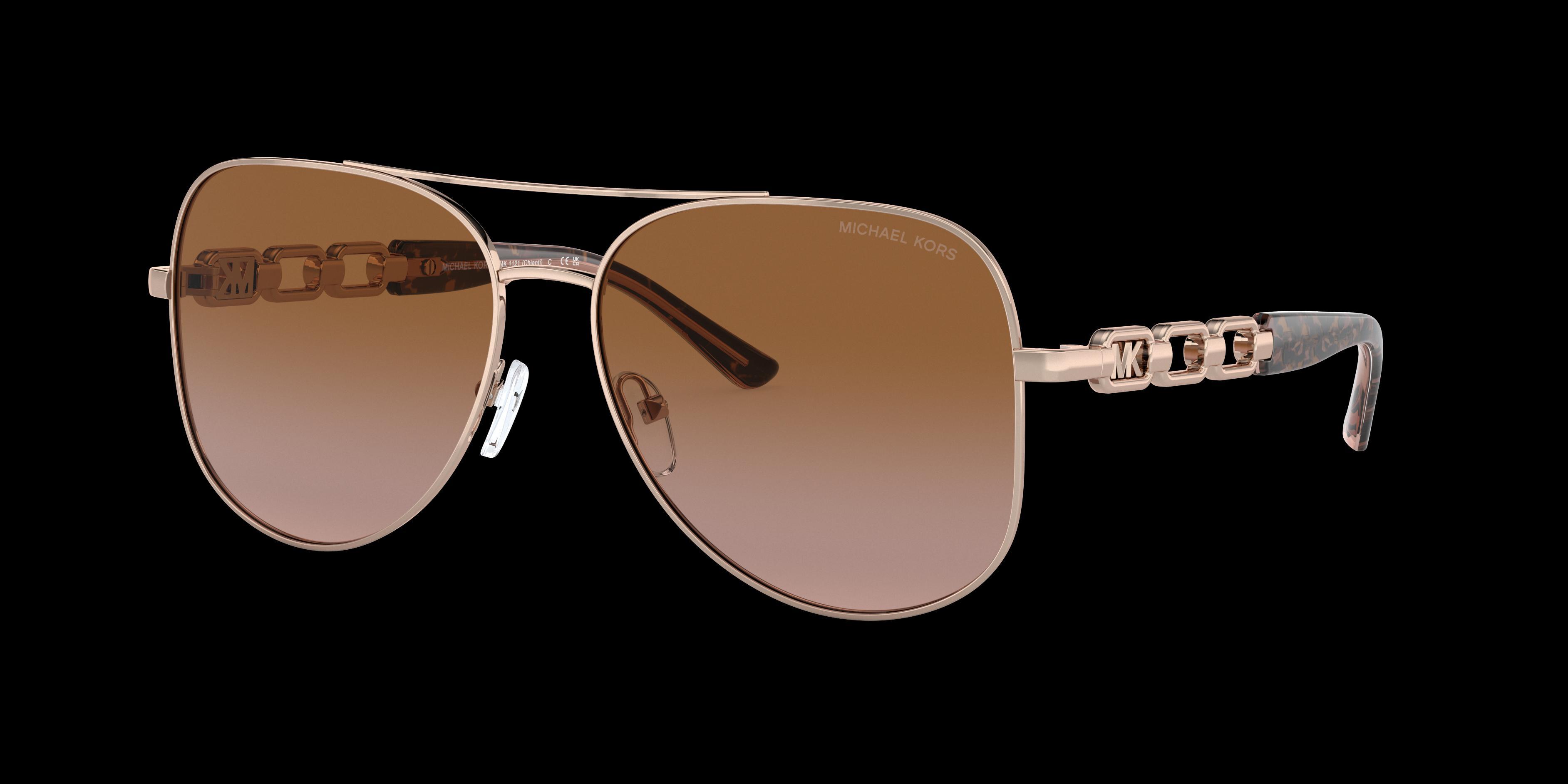 Michael Kors Women's Mk1121 Chianti Sunglasses, Pink, Large Product Image