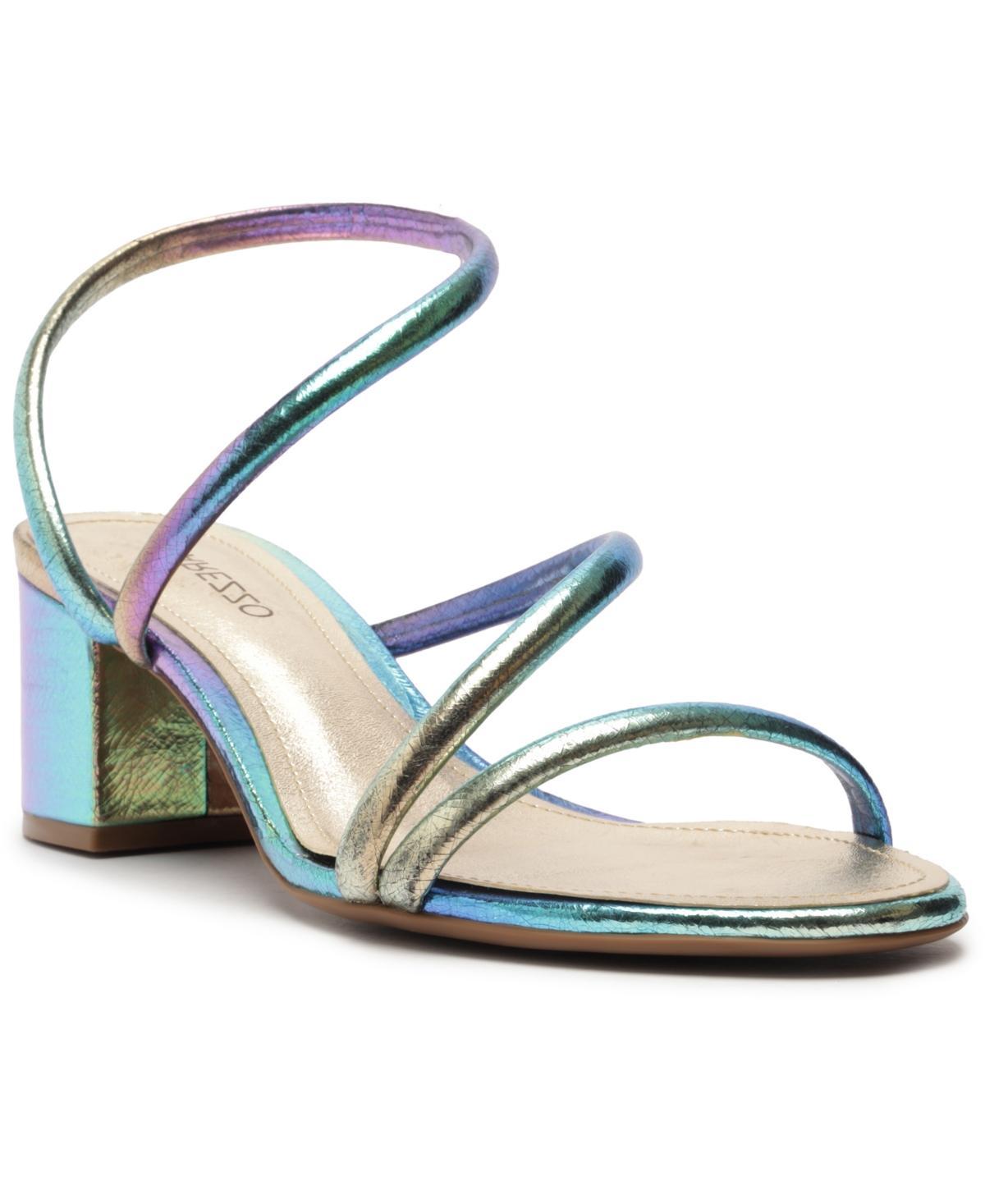 Arezzo Womens Mikayla Mid Block Sandals Product Image