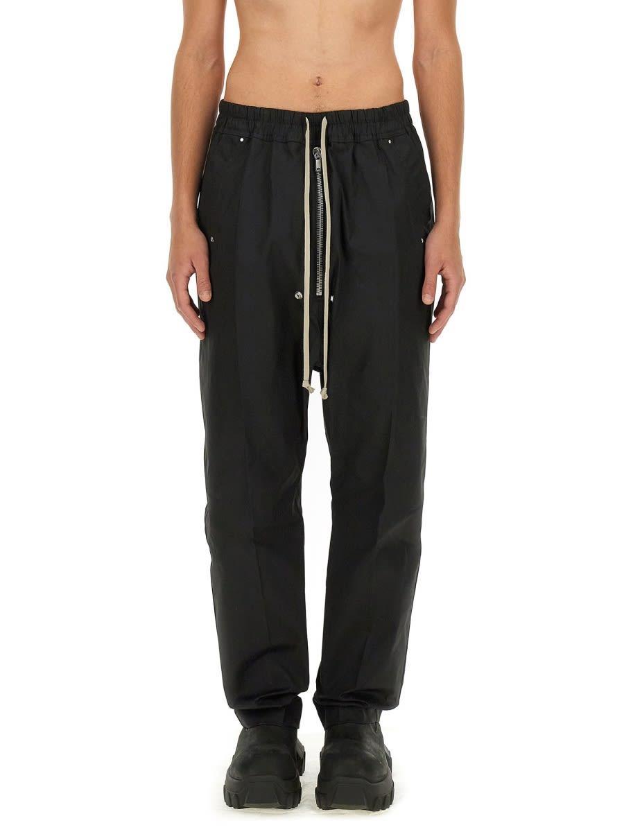 RICK OWENS Black Bela Trousers Product Image