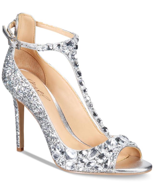 Jewel Badgley Mischka Conroy Embellished T-Strap Pump Product Image