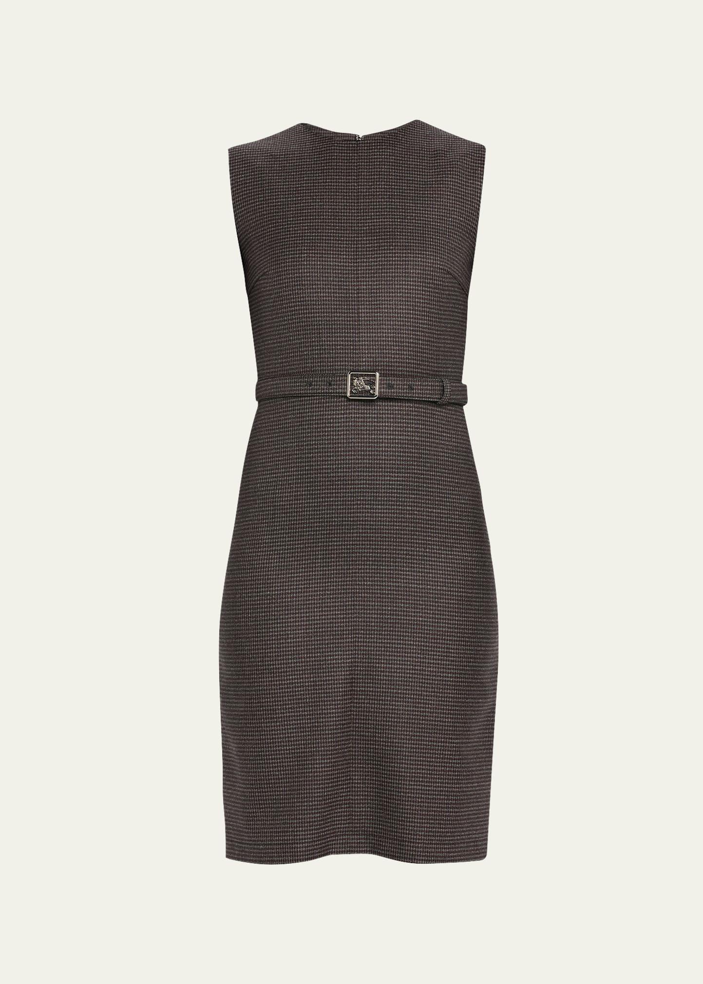 Macy EKD Belted Sleeveless Wool Dress product image