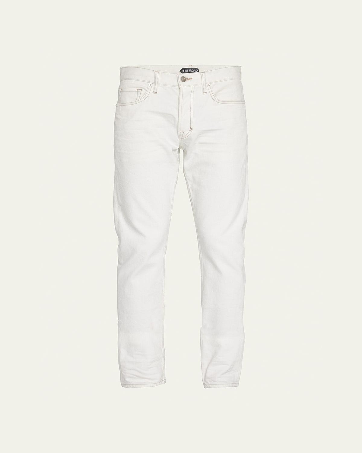 Mens 5-Pocket Garment Dyed Jeans Product Image