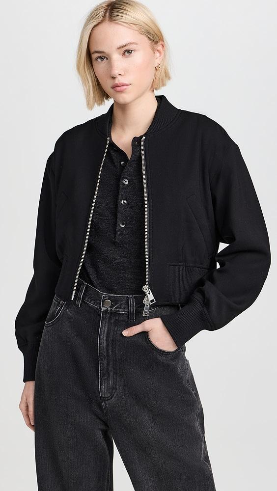 AMI Zipped Bomber Jacket | Shopbop Product Image