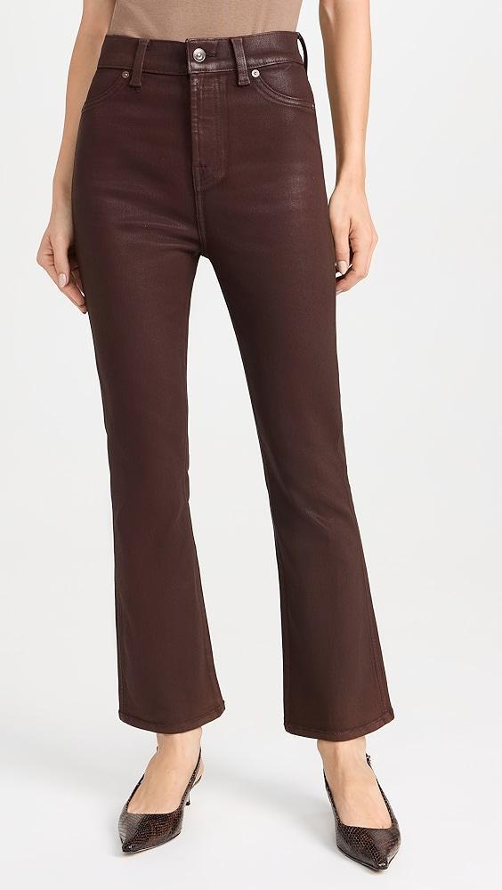 7 For All Mankind Hight Waist Slim Kick Trousers | Shopbop Product Image