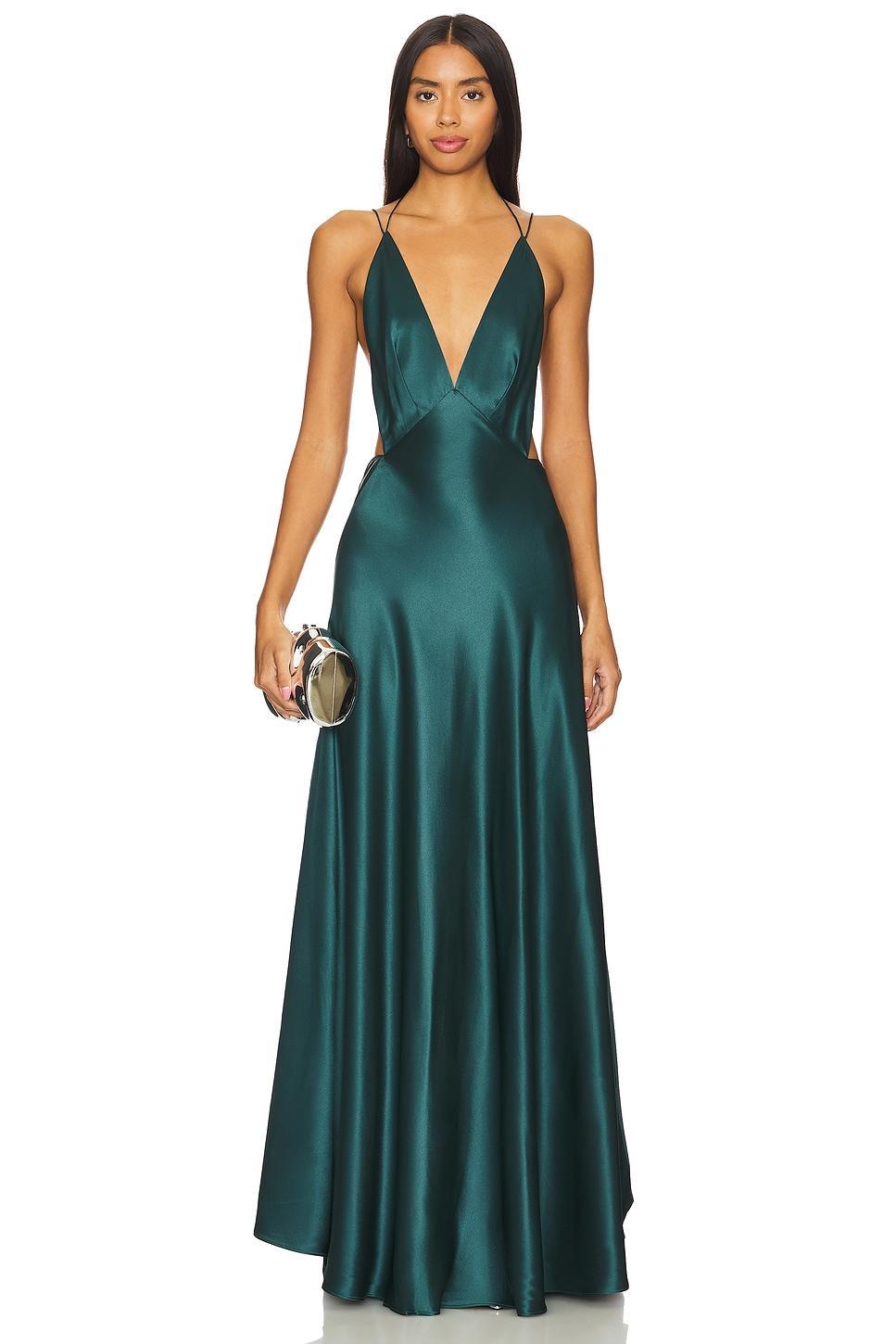 Tash Silk Maxi Dress Michael Lo Sordo Product Image