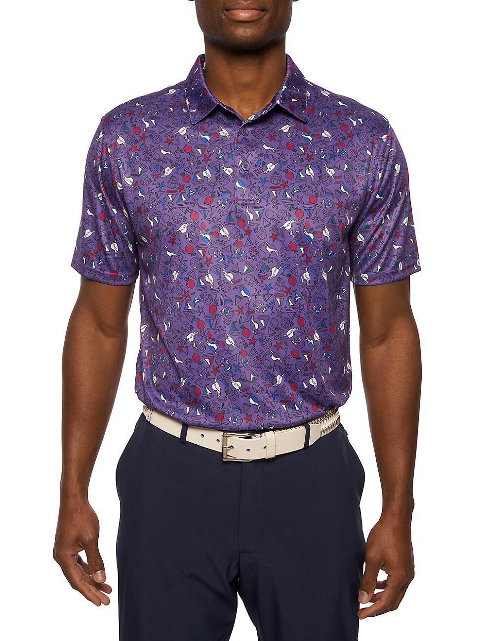 Mens Tropical Dream Performance Polo Product Image