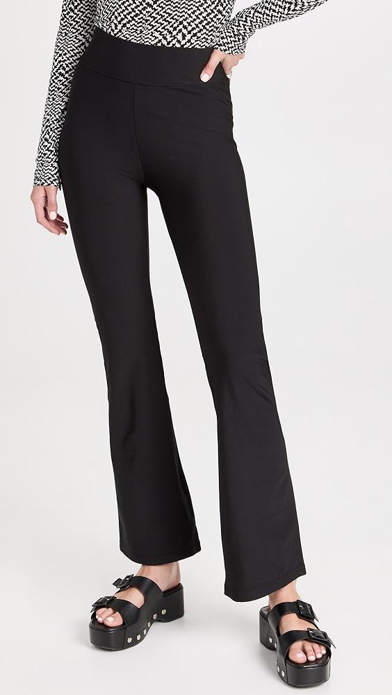 Plush Fleece-Lined Flare Leggings | Shopbop Product Image