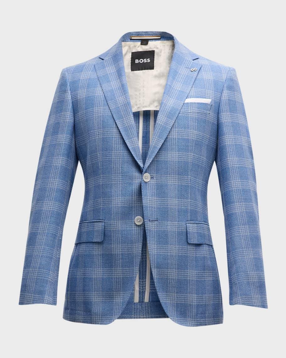 Men's Wool Plaid Sport Coat Product Image