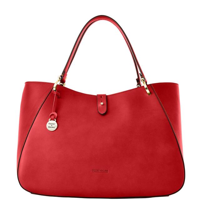 Dooney & Bourke Womens Alto Leather Camilla Bag in Red Product Image