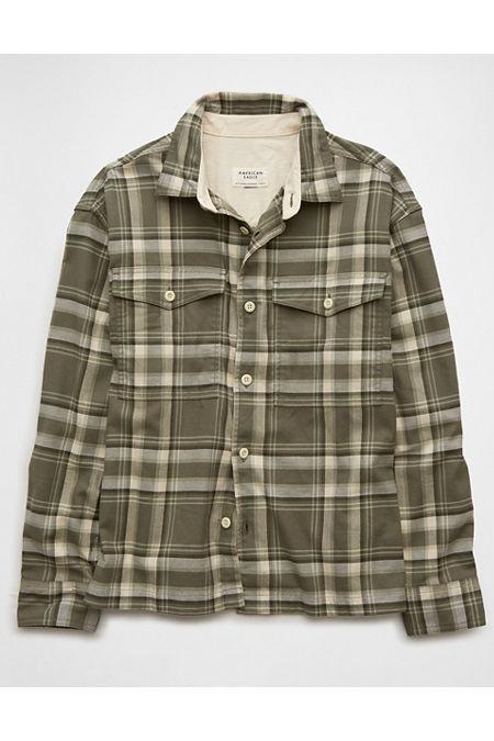 AE Stretch Flannel Long-Sleeve Button-Up Shirt Men's Product Image