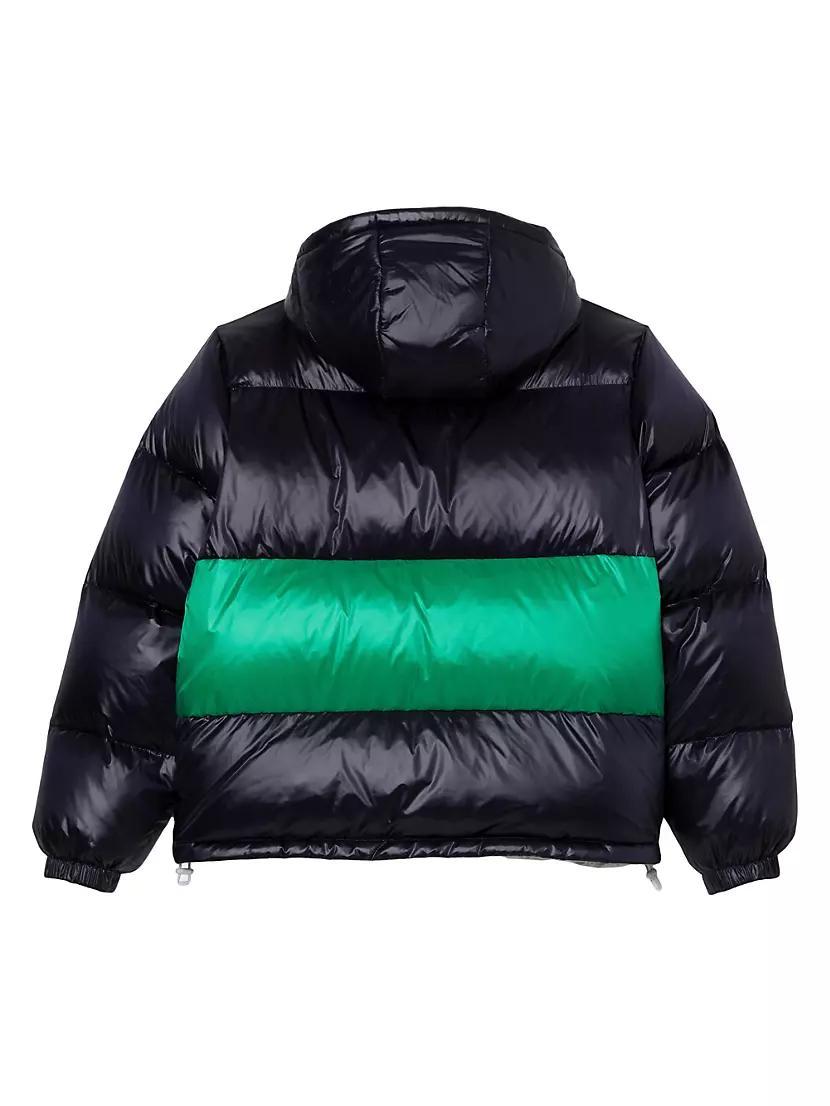 Logo Nylon Hooded Puffer Jacket Product Image