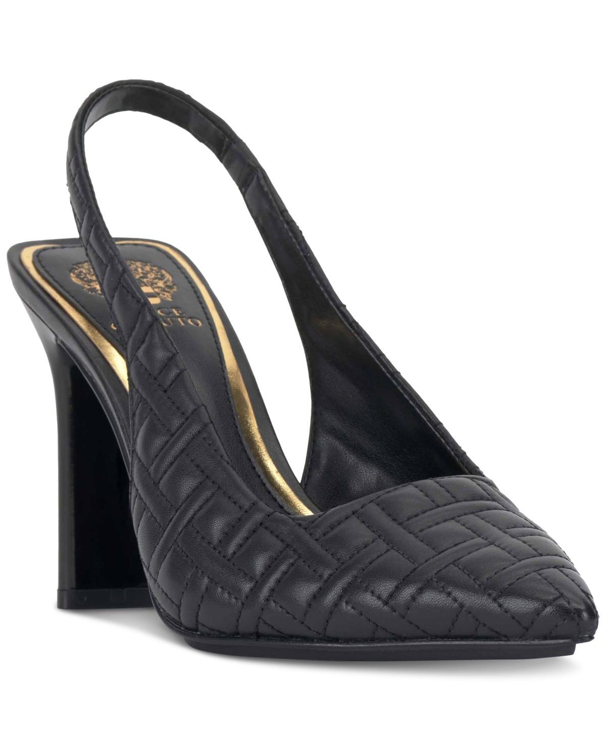 Vince Camuto Womens Baneet Quilted Slingback Pumps Product Image