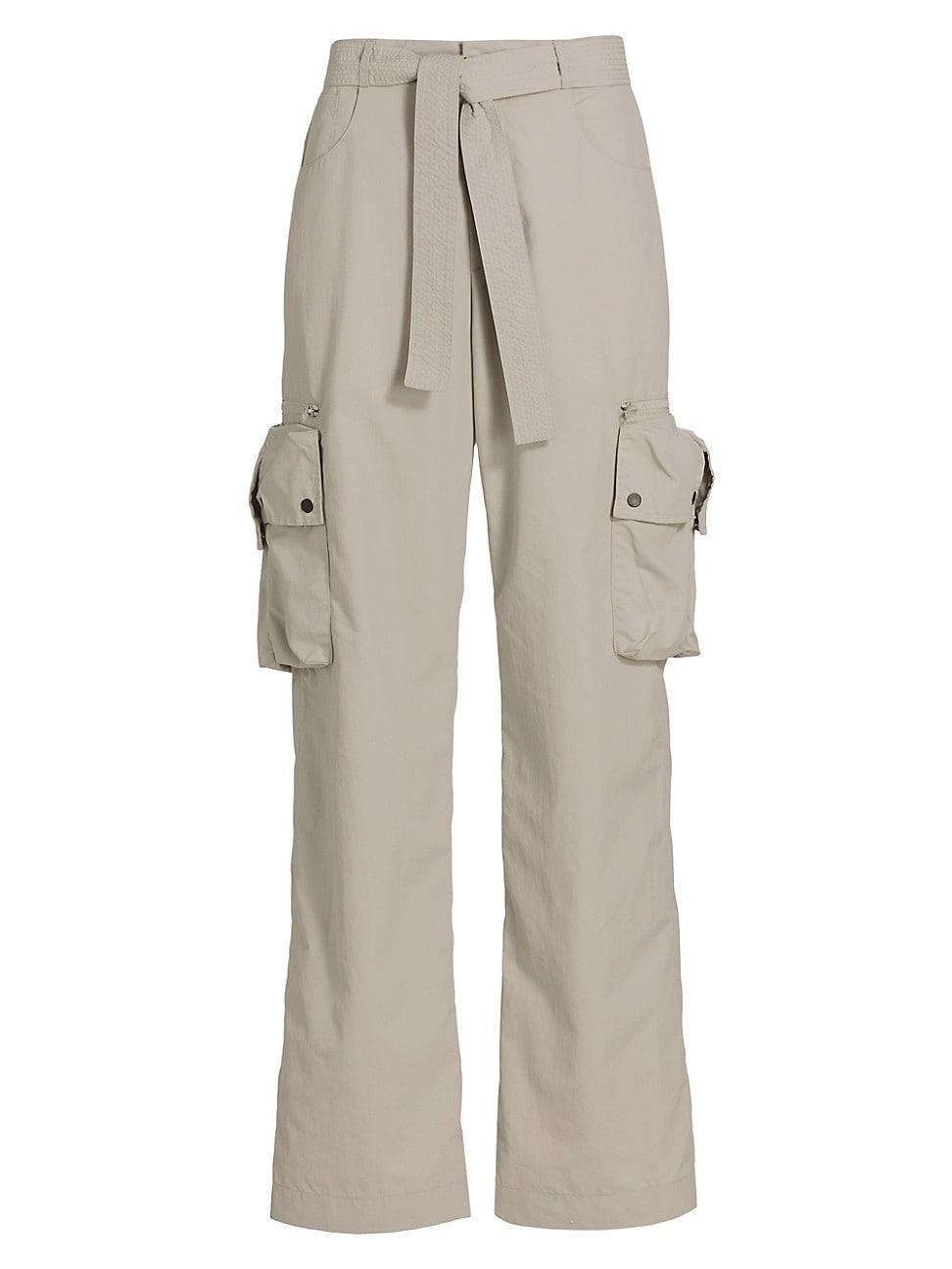 Mens Belted Cargo Pants Product Image