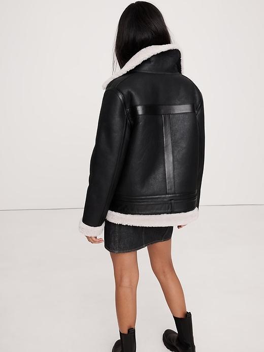 Shearling Aviator Jacket Product Image