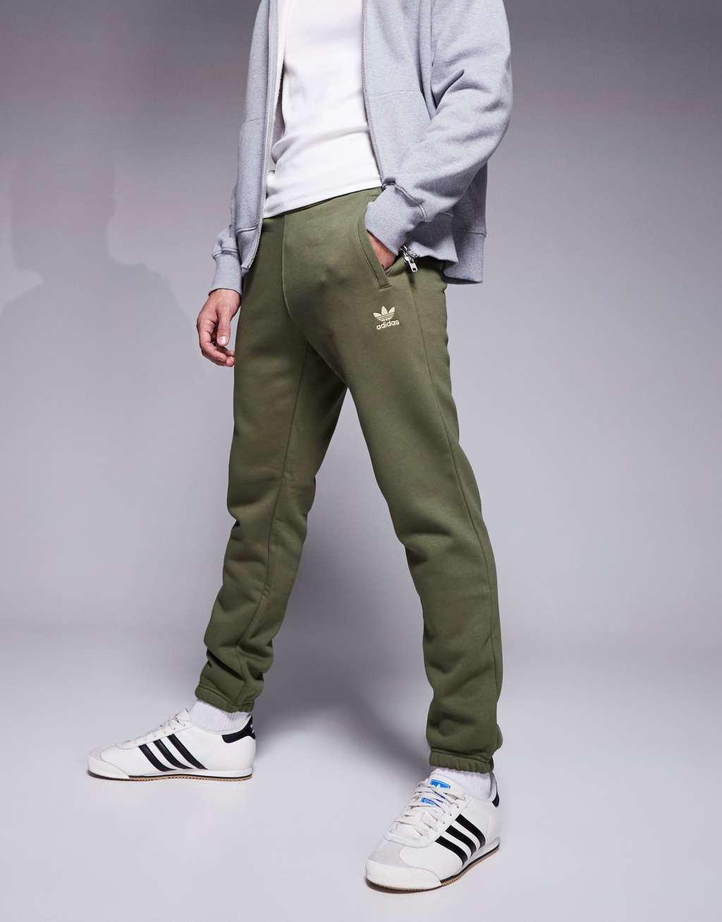 adidas Originals essential track pants in khaki Product Image