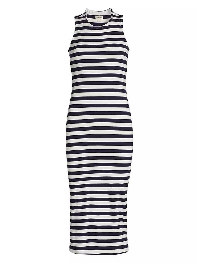 Nura Striped Racerback Midi-Dress Product Image