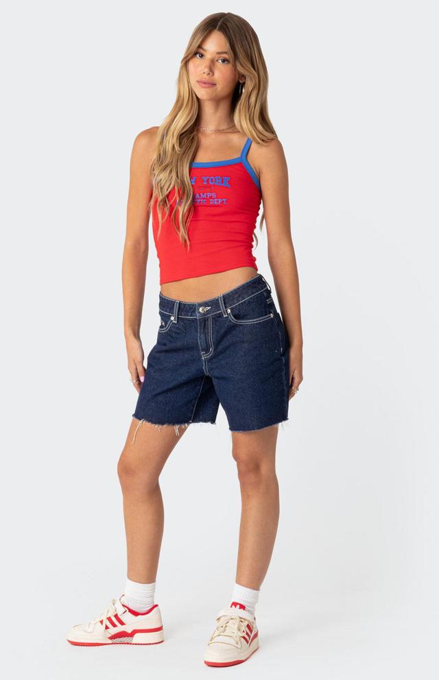 Edikted Womens New York Tank Top - Rededium Product Image