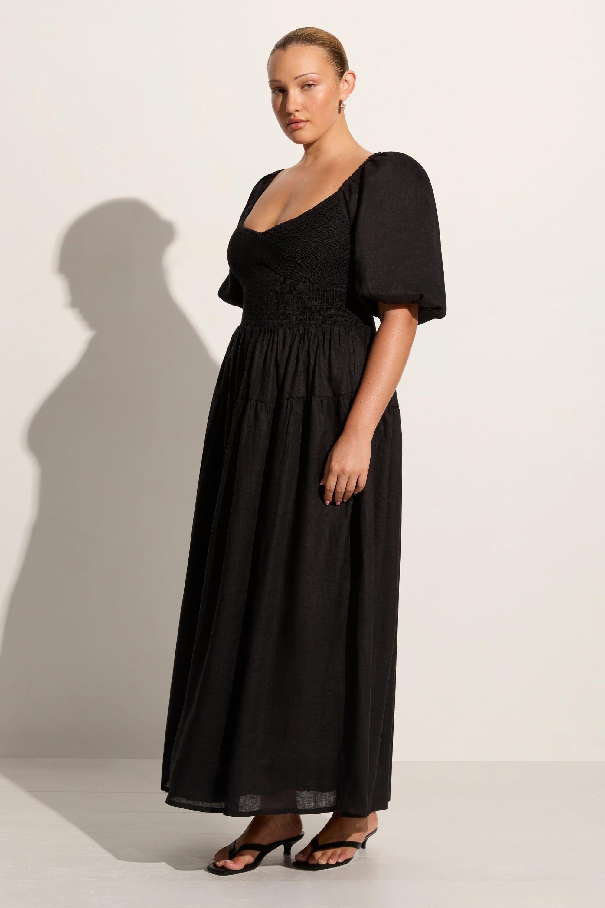 Rosarico Midi Dress Black - Final Sale Product Image