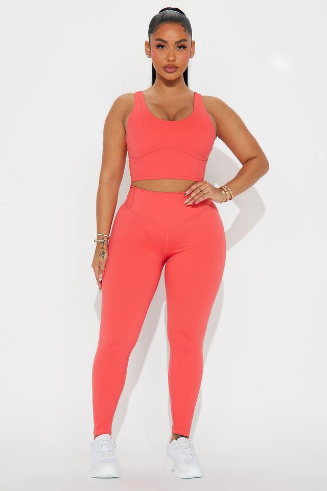 Angela Active Legging - Orange Product Image