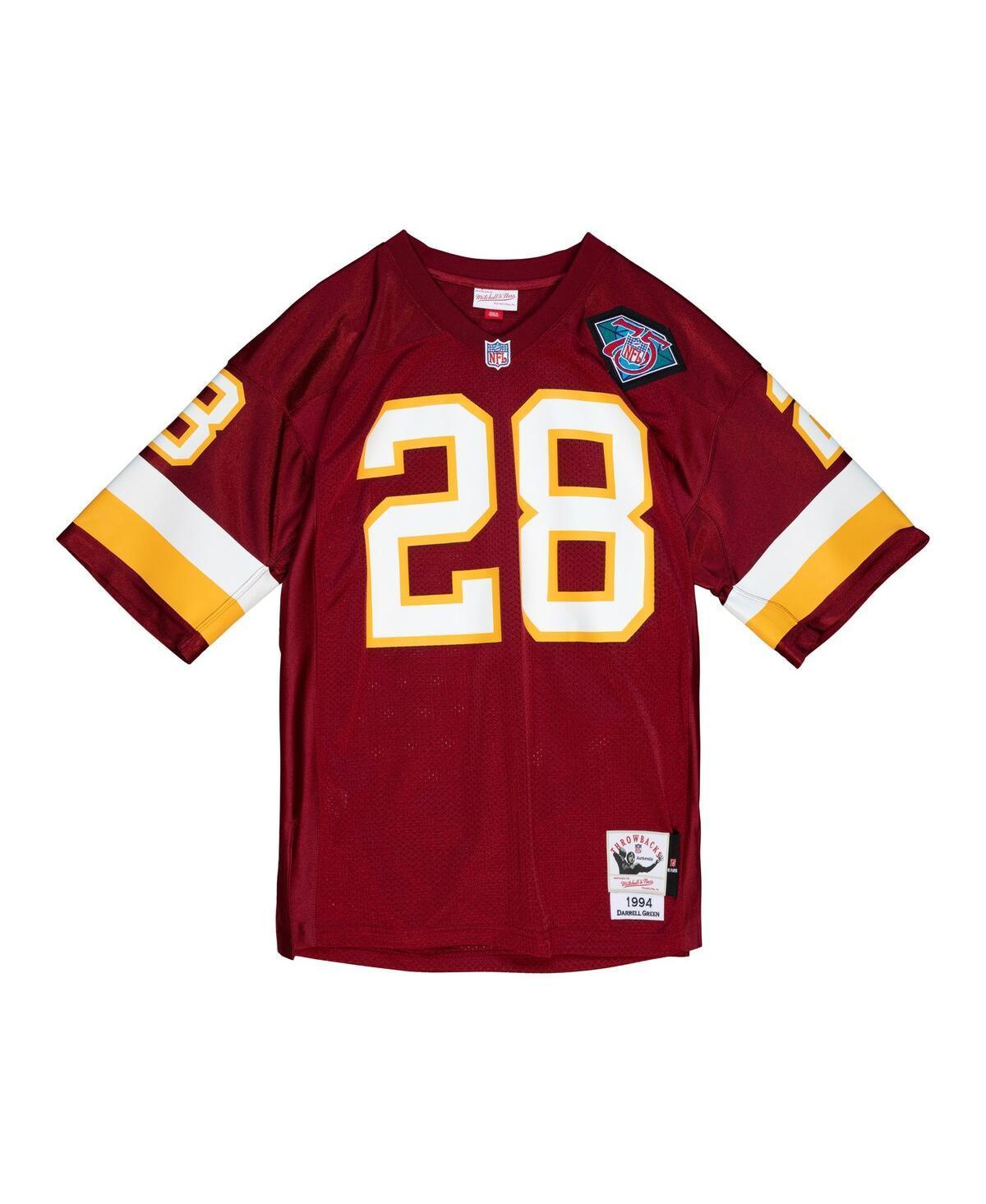 Mens Mitchell & Ness Darrell Green Burgundy Washington Commanders 1994 Authentic Retired Player Jersey - Burgundy Product Image