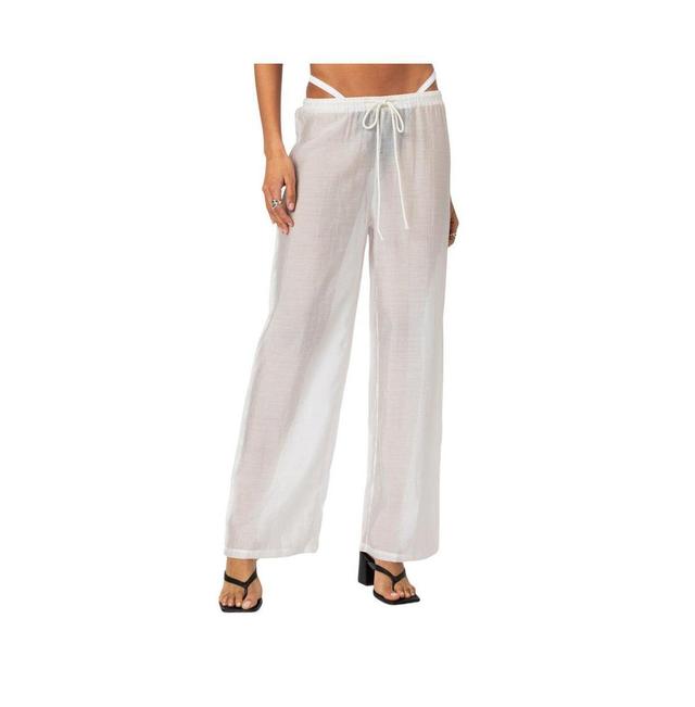 Edikted Womens Breezy Sheer Pants Product Image