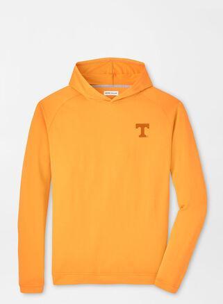 Peter Millar Mens Tennessee Pine Performance Hoodie | Color: Orange | Size: 3XL Product Image