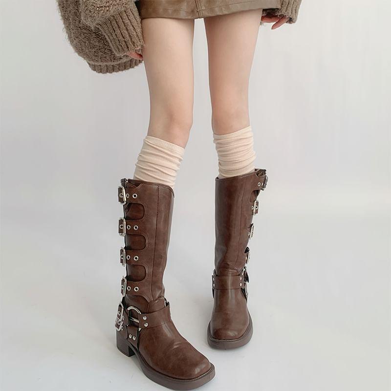 Plain Over-The-Knee Socks Product Image