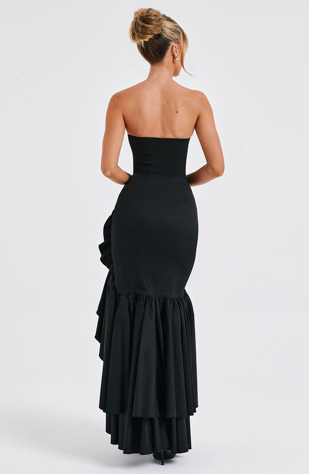 Angelina Maxi Dress - Black Product Image