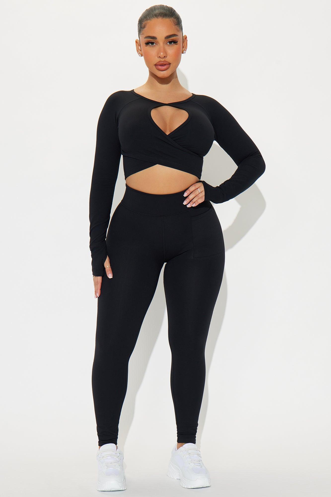 Deep Bend Super Soft Active Top - Black Product Image