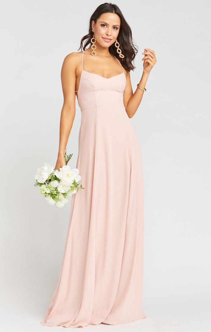 Godshaw Goddess Gown ~ Dusty Blush Crisp Product Image