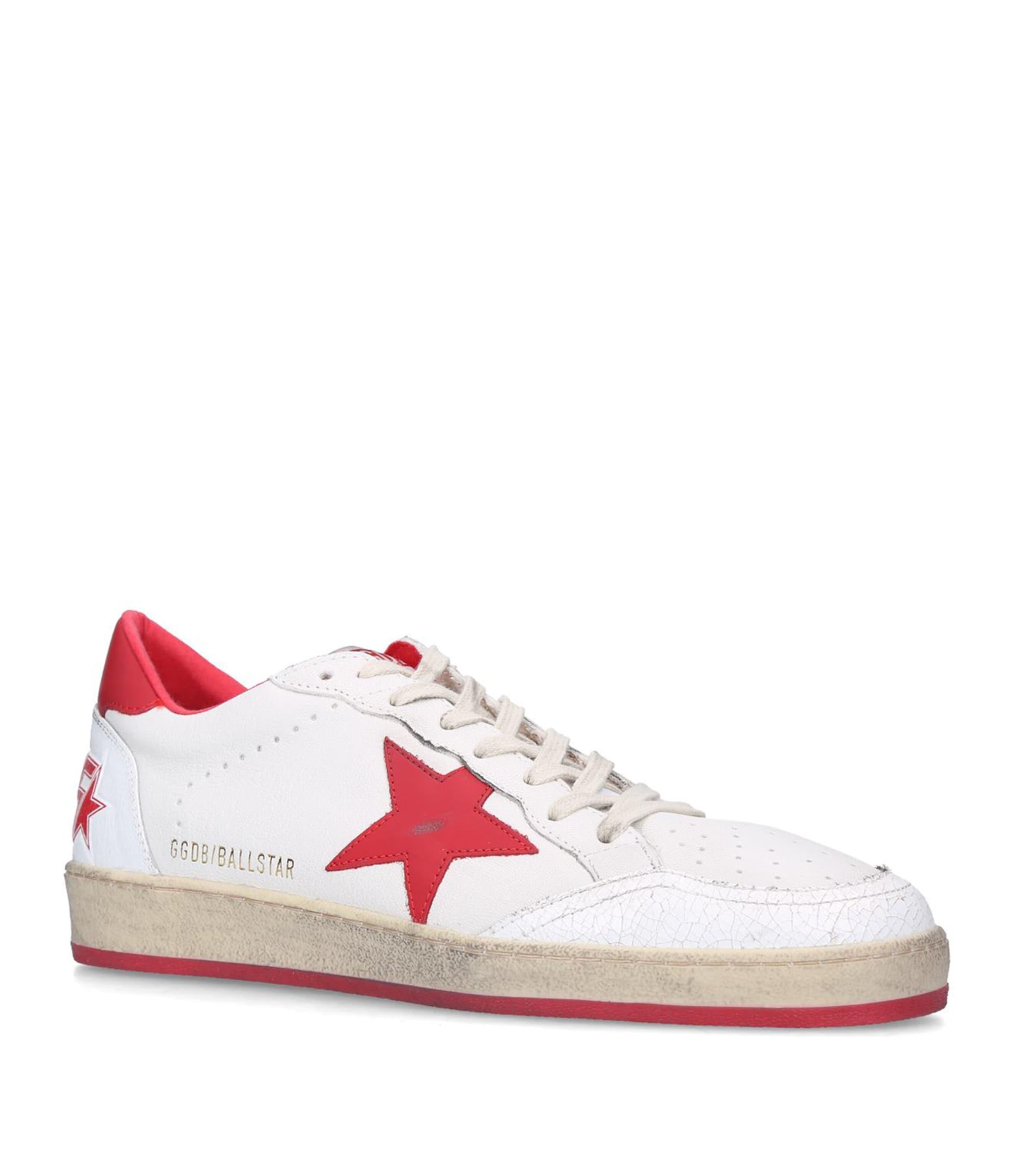 GOLDEN GOOSE Ball Star Low-top Sneakers In White Product Image