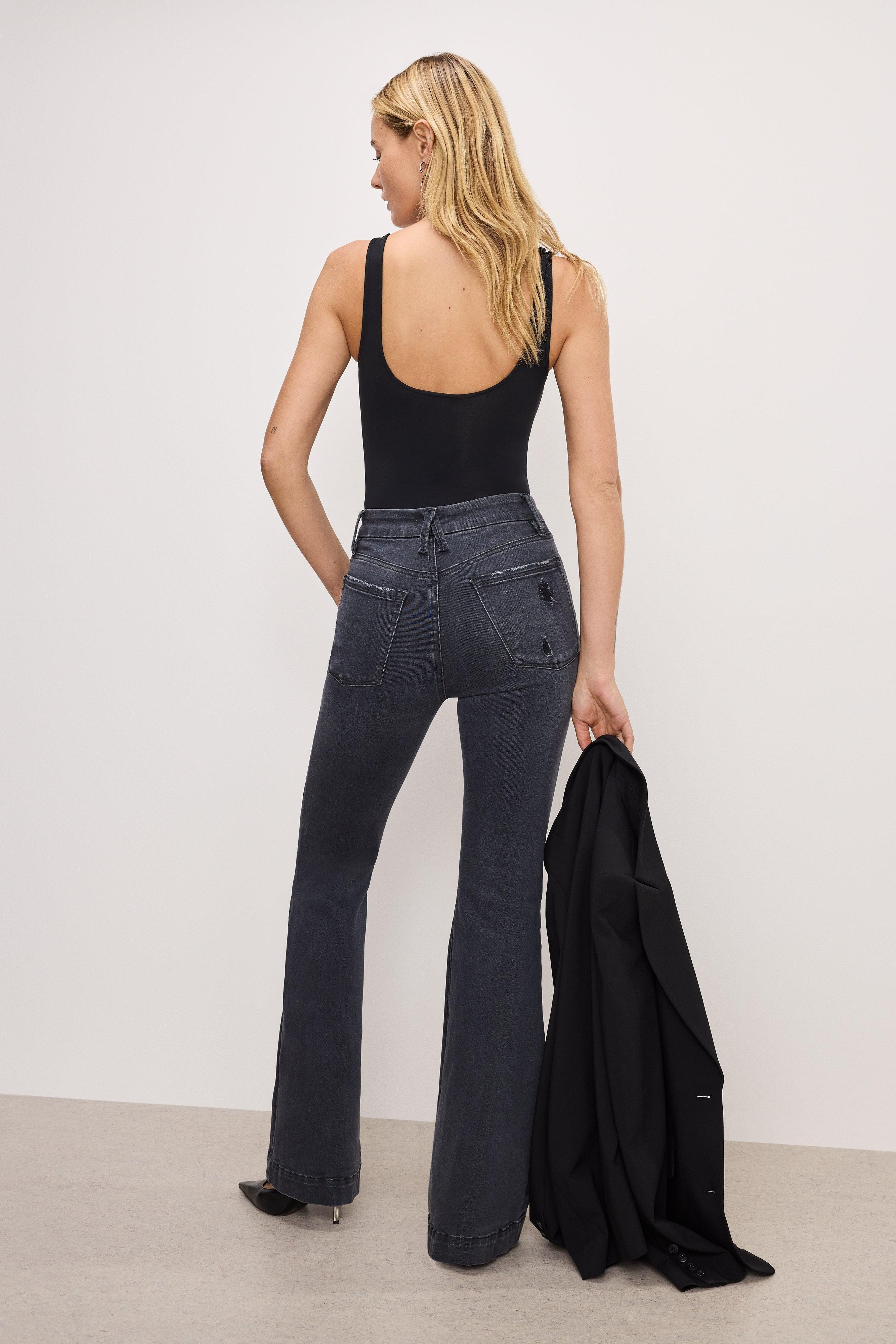 ALWAYS FITS GOOD LEGS FLARE JEANS | BLACK325 Product Image